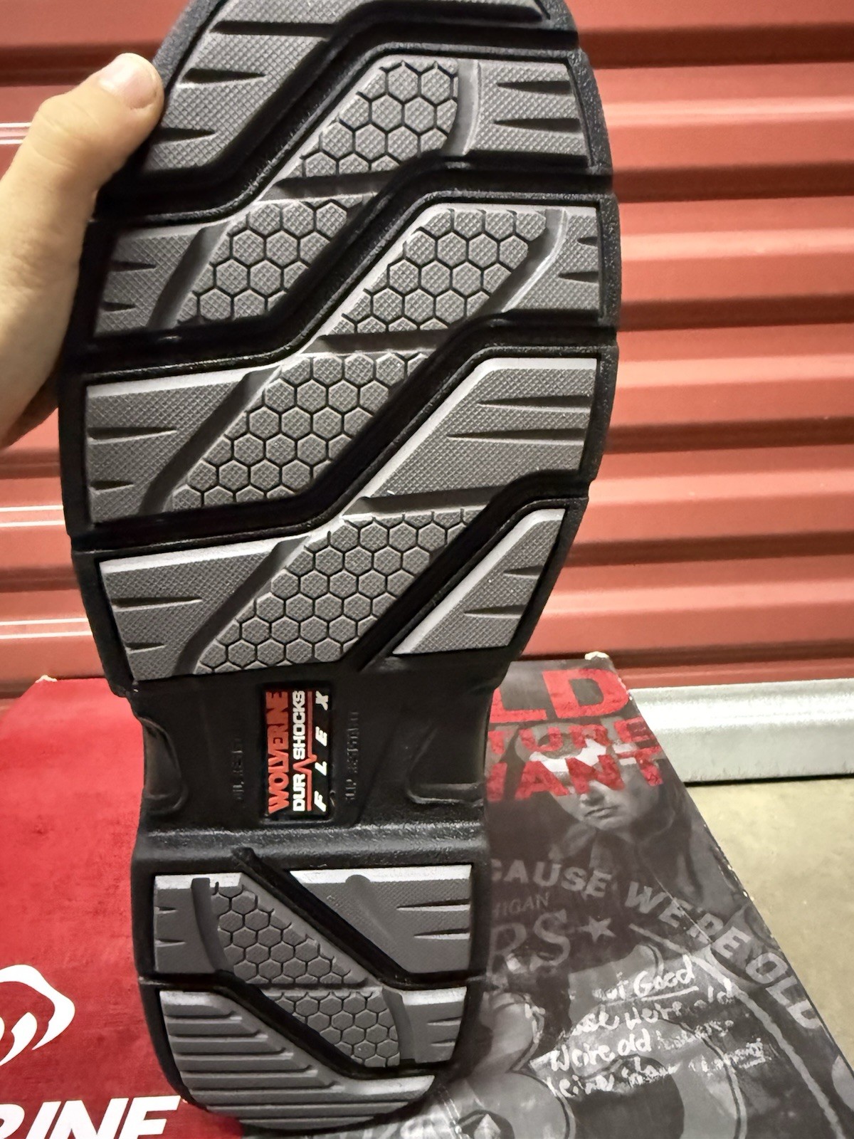 Wolverine Raider w211169 Dura shock Carbonmax Wellington Composite Toe Sizes