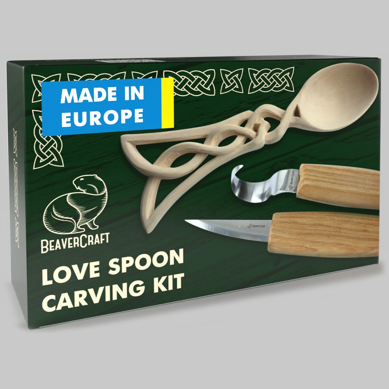 Celtic Spoon Carving Kit for Beginners Adults Teens and Kids DIY04