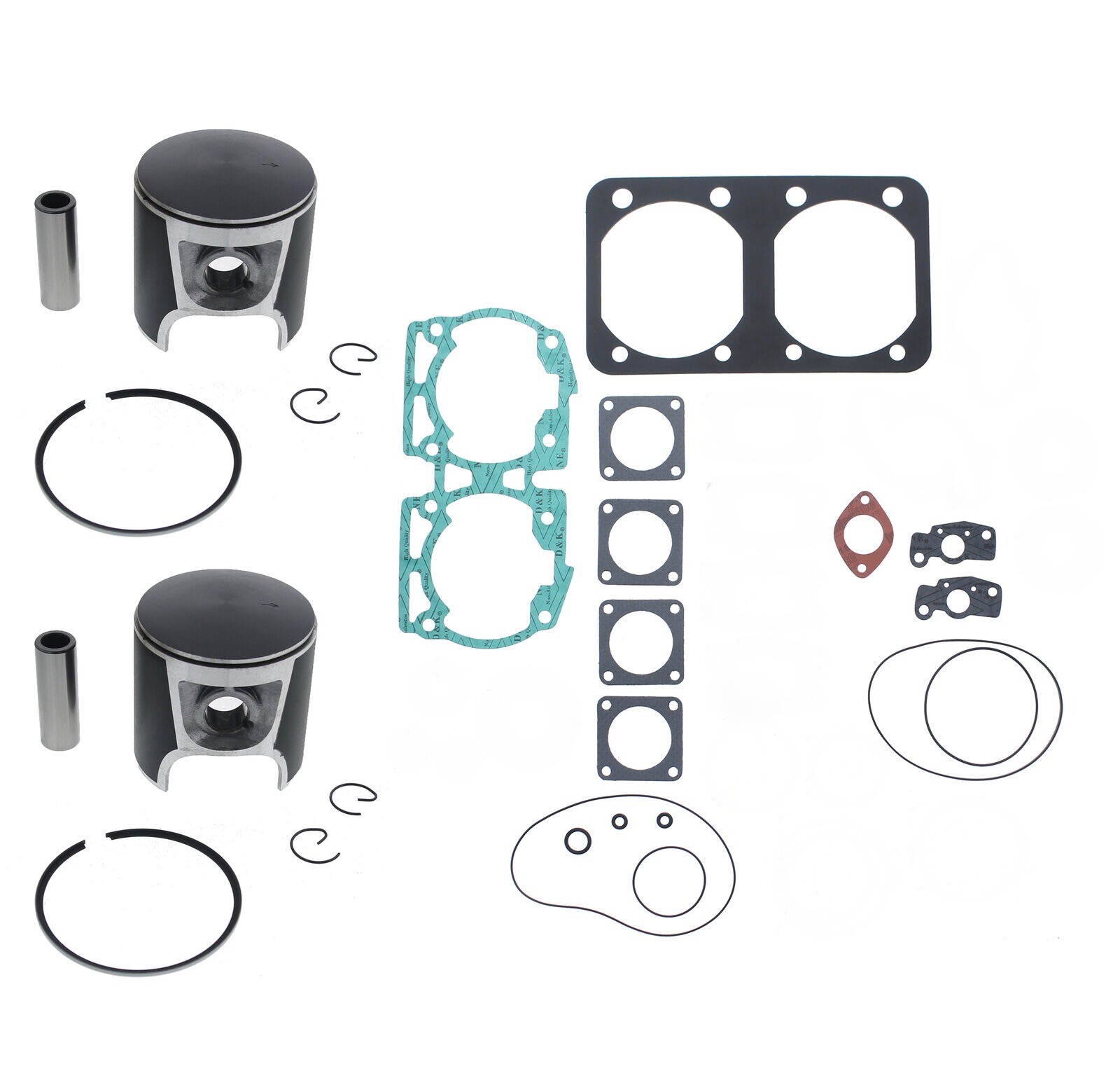 Ski-Doo Summit 583 Piston Kits Top End Gasket Set 76mm Std Stock Bore 1997 1998