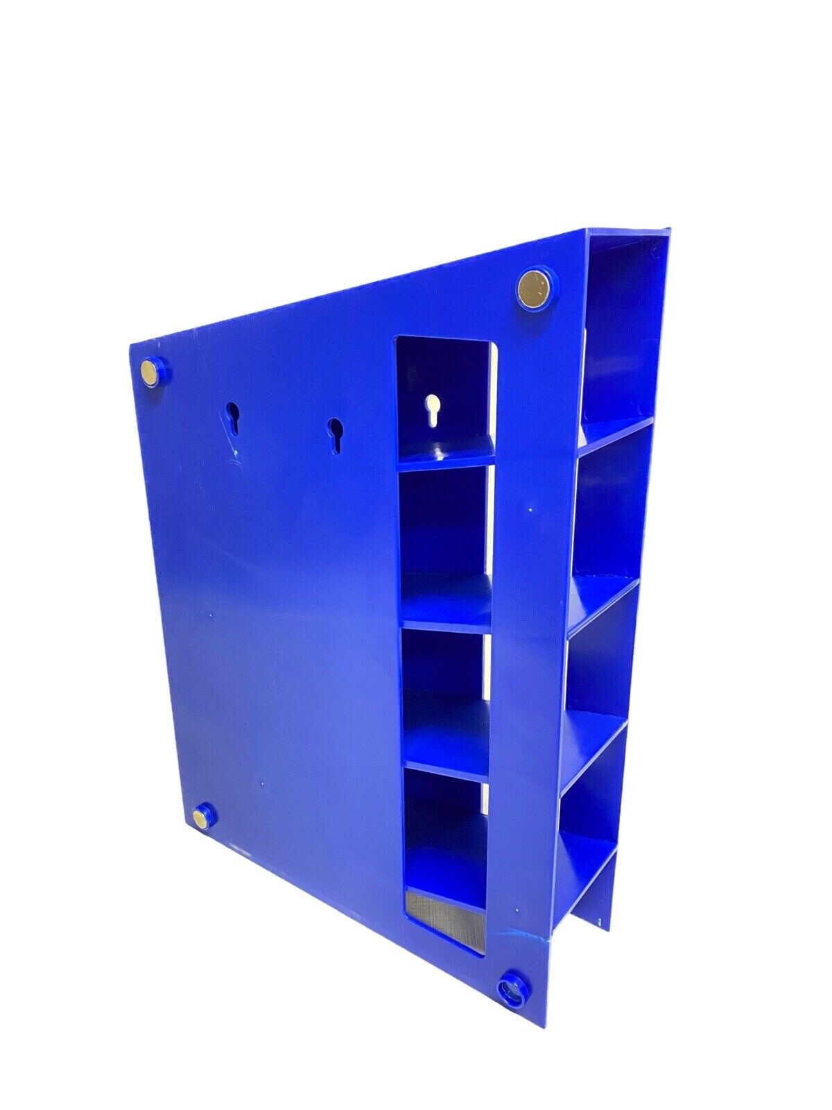 HEATHROW ABS Plastic 4-Tier Shelf Pocket Serological Pipet Holder Rack Blue B