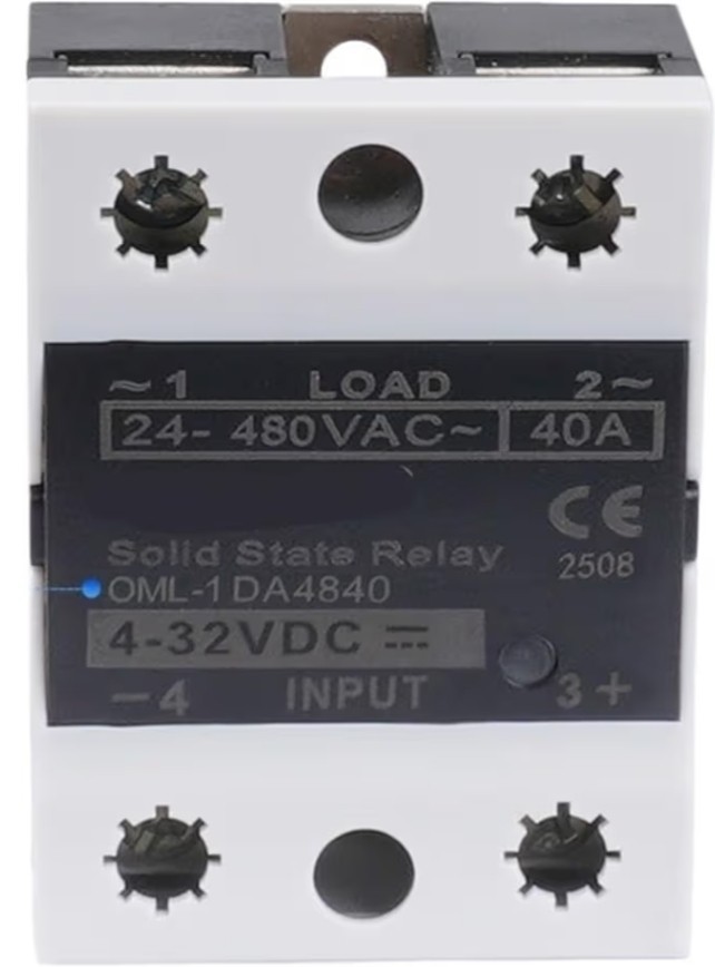 Single-Phase Solid State Relay Oml-1Da4840 Dc Control Ac 40A Da