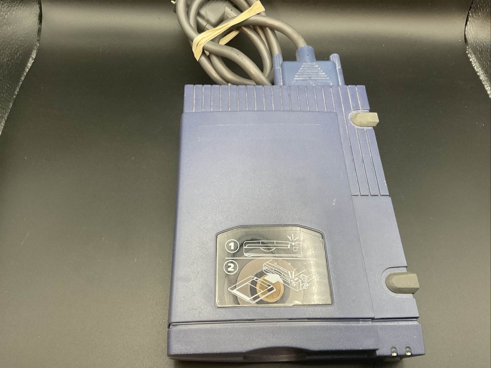 Iomega Zip 100 External Parallel Port Disk External Drive Z100P2 No Power Supply