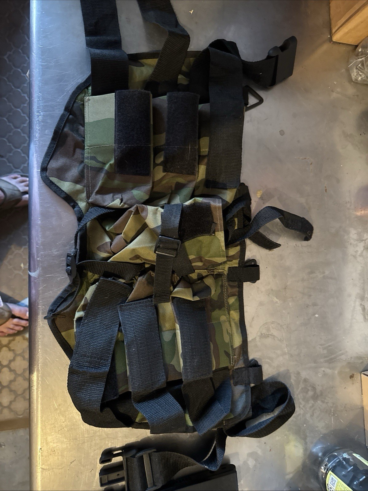 Paintball Pod Belt, GEN-X GLOBAL GOG, holds 7 Pods, Camo, Size 1 Adjustable