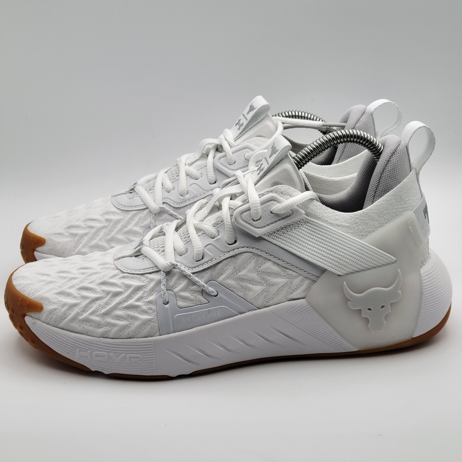 Under Armour Project Rock 6 Men's UA White Gum Training Shoes 3026534-100