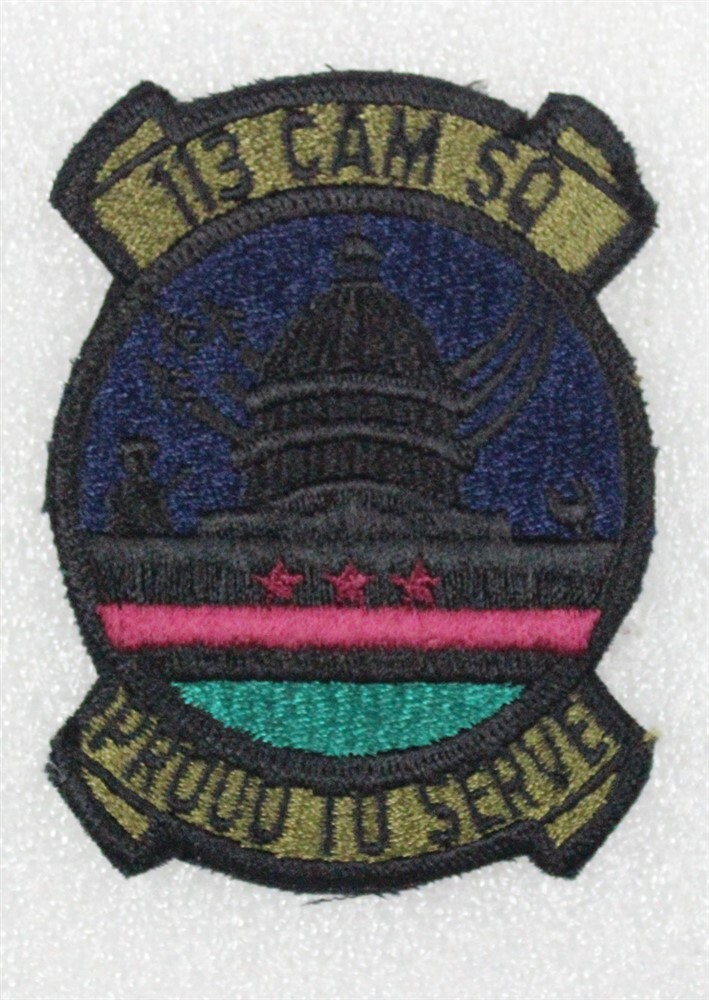 USAF Air Force Patch: 113rd Consolidated Aircraft Maintenance Sqdn - subdued