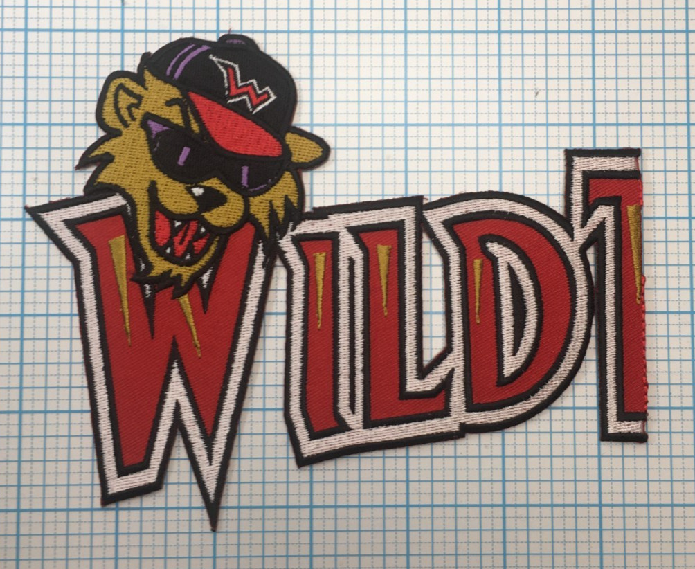 WASHINGTON WILD THINGS FRONTIER MINOR LEAGUE BASEBALL JERSEY PATCH 2 PC SET V2