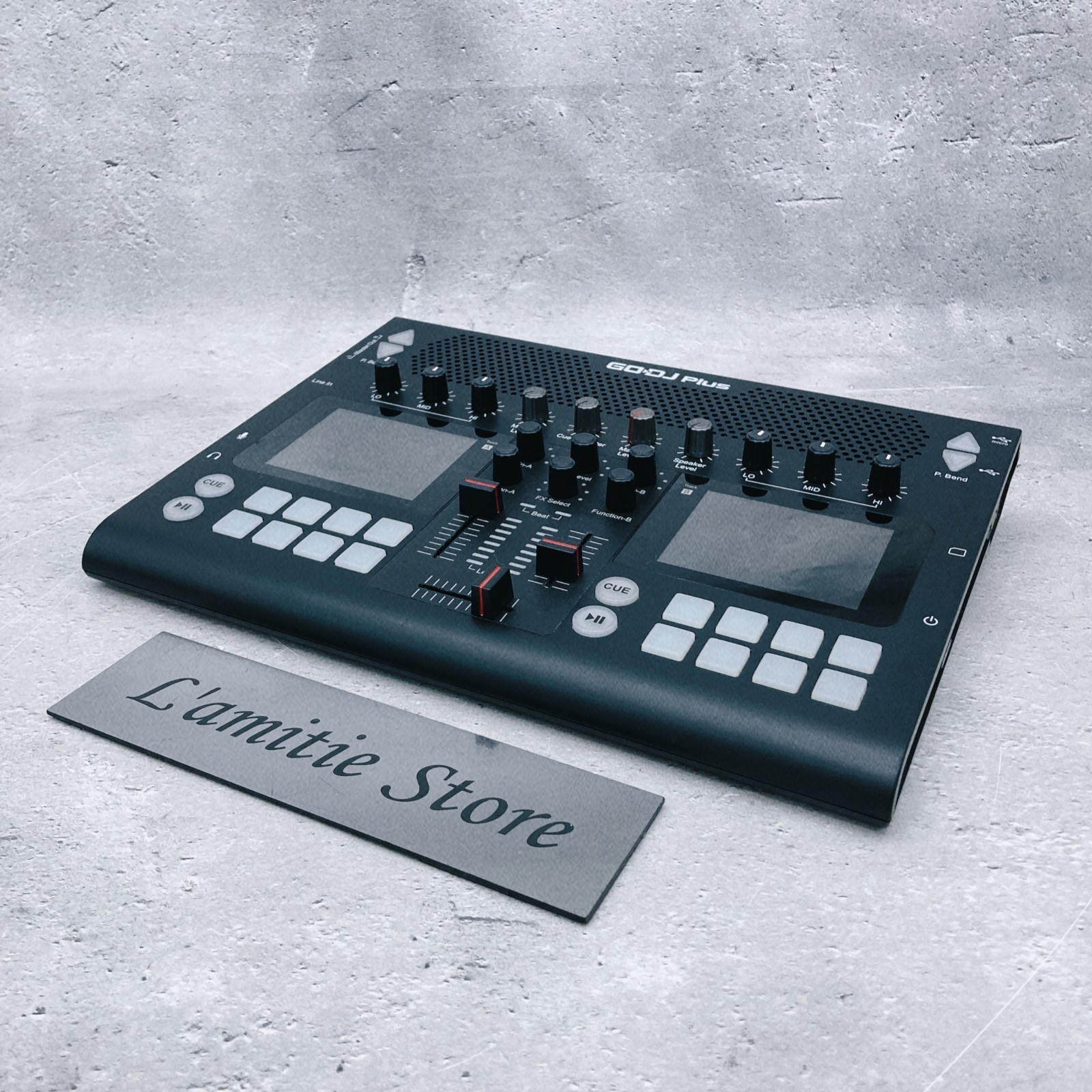 GODJ Plus A4-Size Portable DJ Controller Touch Screen Digital Speaker Japan used