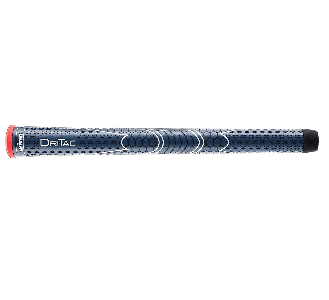 Set of 10 Winn Dri-tac Standard Size, Navy, Golf Grips 5DT-NB