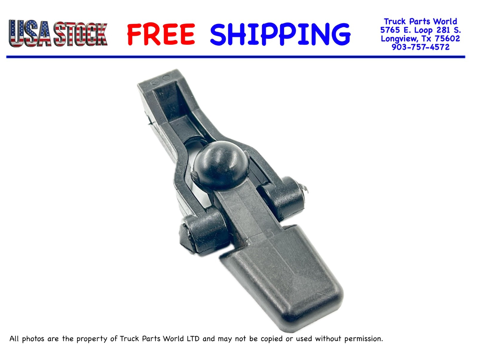 ATRO HL59-64107 Poly Hood Latch Kenworth W900 T600 T800 Peterbilt Ref K147-107