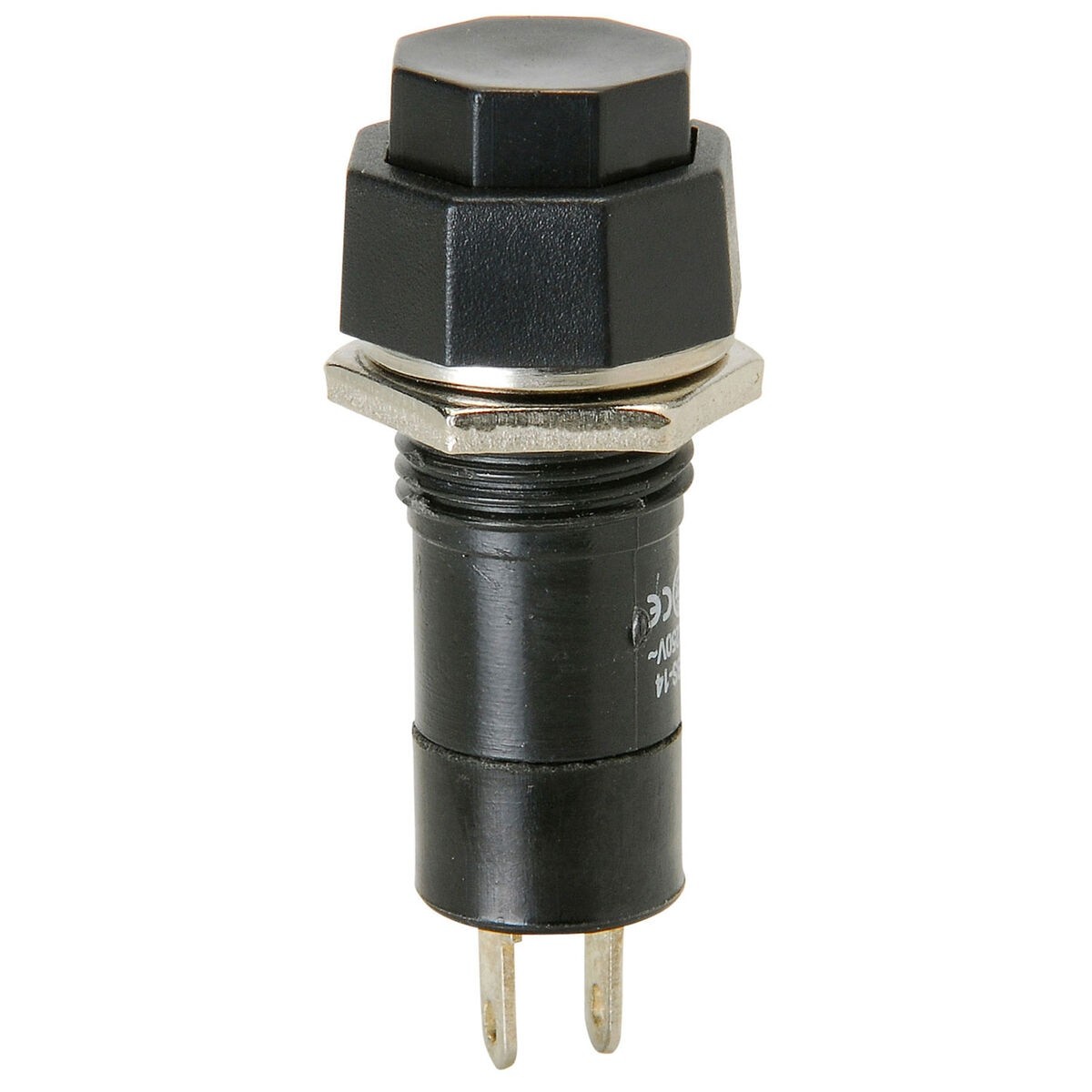 SPST Hex Push Button Switch Click On/Click Off 3A 125V