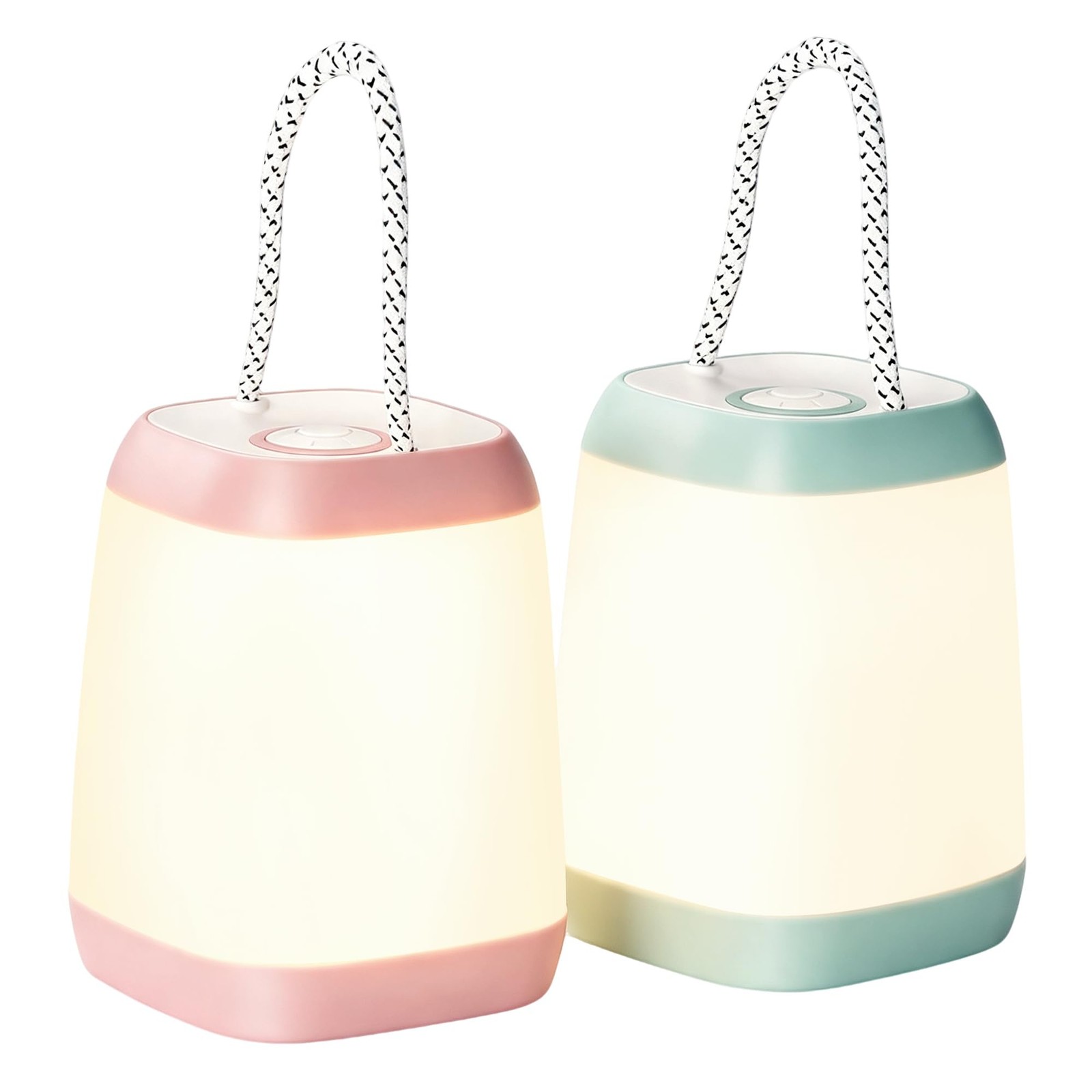 2-Pack LED Camping Lights, Battery Powered Portable Tent Lantern