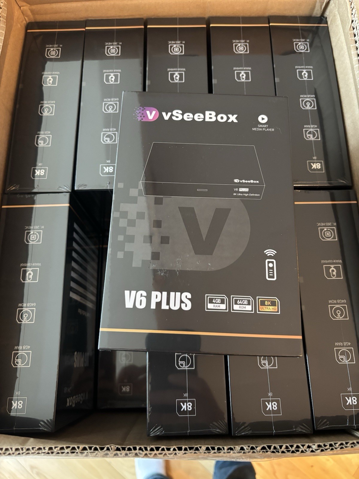 vSeeBox V6 Plus Android Streaming Box | 8K Ultra HD