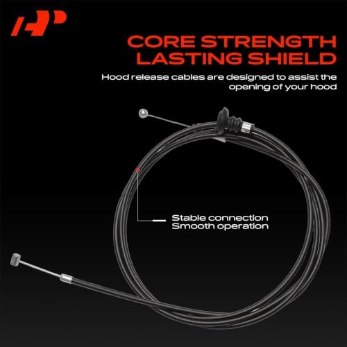 Front Hood Latch Release Cable Without Handle | Compatible with Scion xB 2008