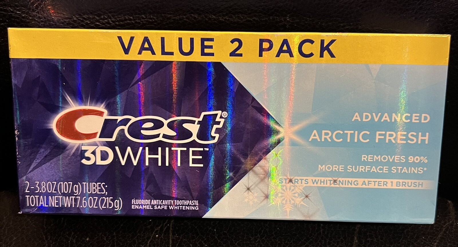 Crest 3D White Arctic Fresh 3.8oz Pack of 2