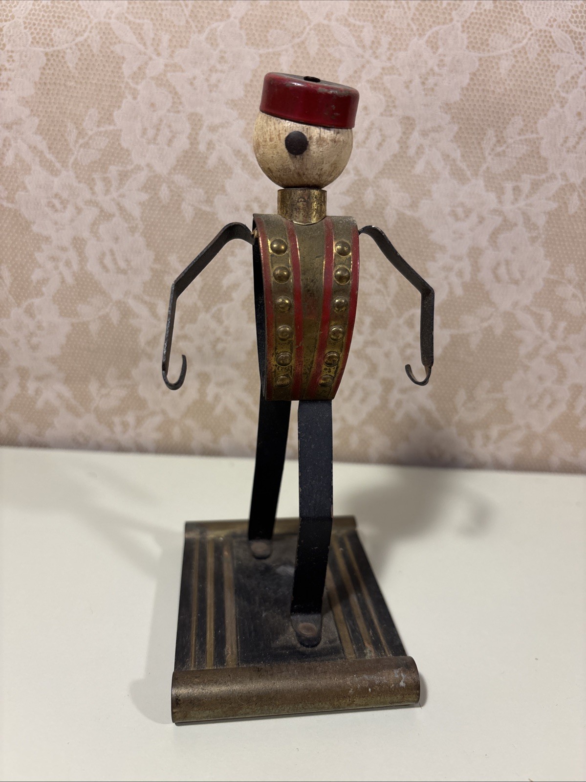 Vintage 1940s Phillip Morris Cigarette Tobacco Johnny Bellhop Salt Pepper Holder