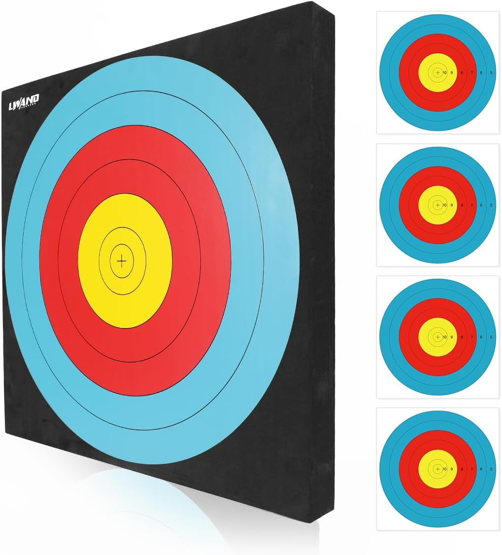 20" High-Density Foam Archery Target for Backyard Use