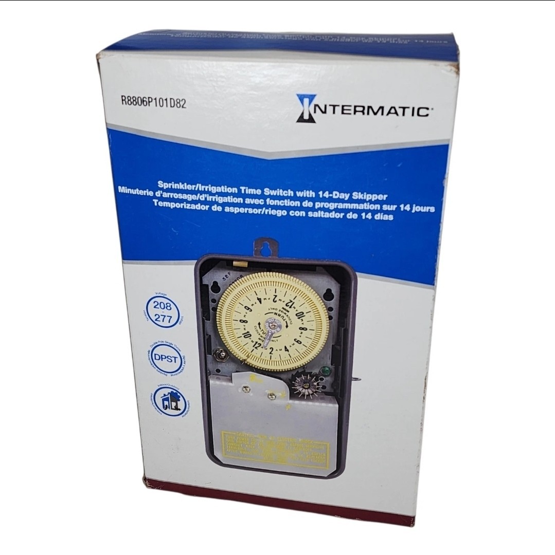 Intermatic R8806P101D82 Sprinkler Irrigation Timer 240V 14-Day Skipper NEMA 3R