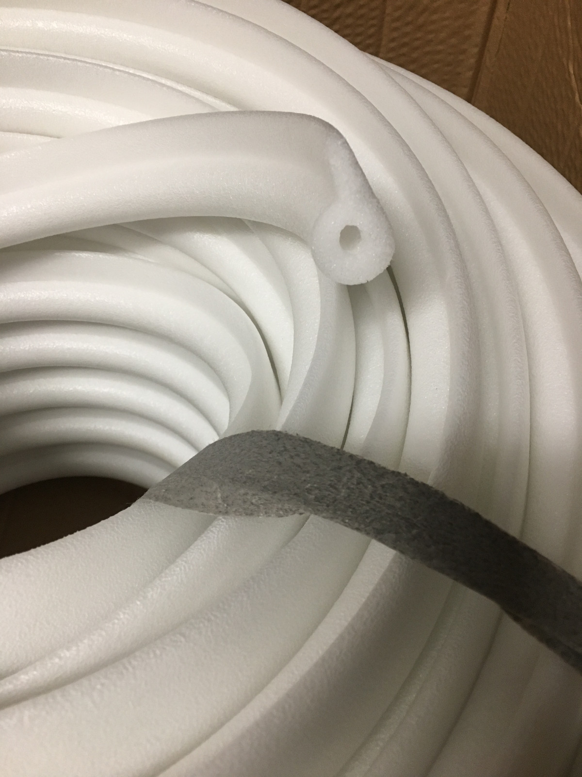 Upholstery Frame edge roll. Poly P SHAPE .3/4 "x 50 ft.