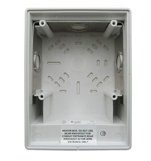 Edwards EST G4B Surface Back Box (White) - P10