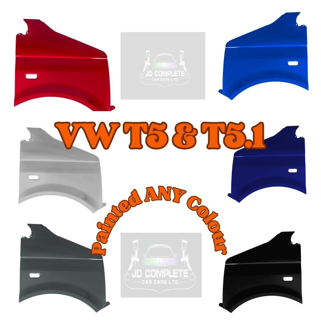 VW TRANSPORTER T5 & T5.1 PASSENGER SIDE WING PANEL PAINTED ANY COLOUR LB9A, LA7W