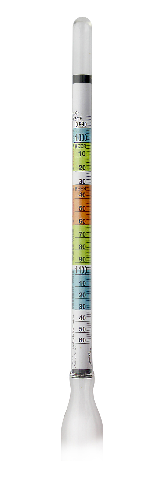 1 X Hydrometer - Triple Scale