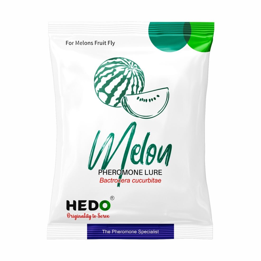 HEDO Melon Fly Pheromone Lure (Bactrocera Cucurbitae) Pack of 20 for Vegetables