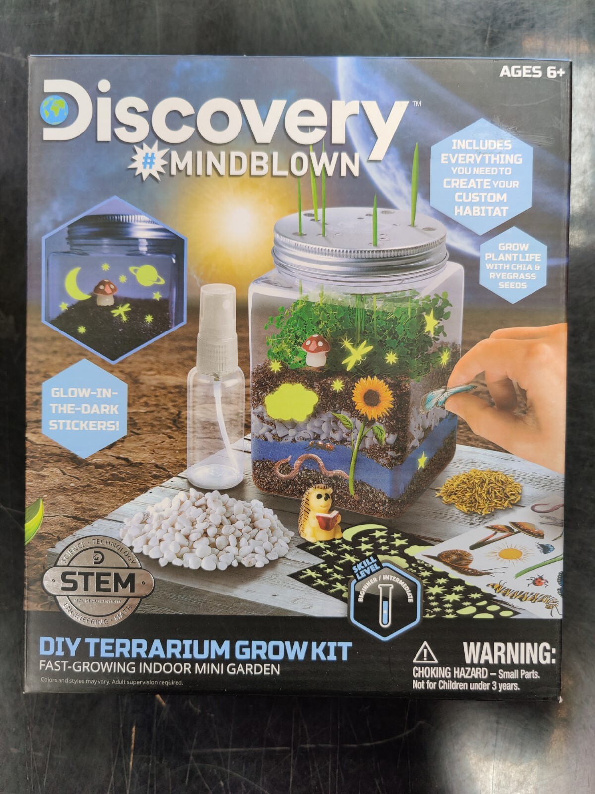 NEW DISCOVERY #MINDBLOWN DIY TERRARIUM GROW KIT FAST-GROWING INDOOR MINI GARDEN