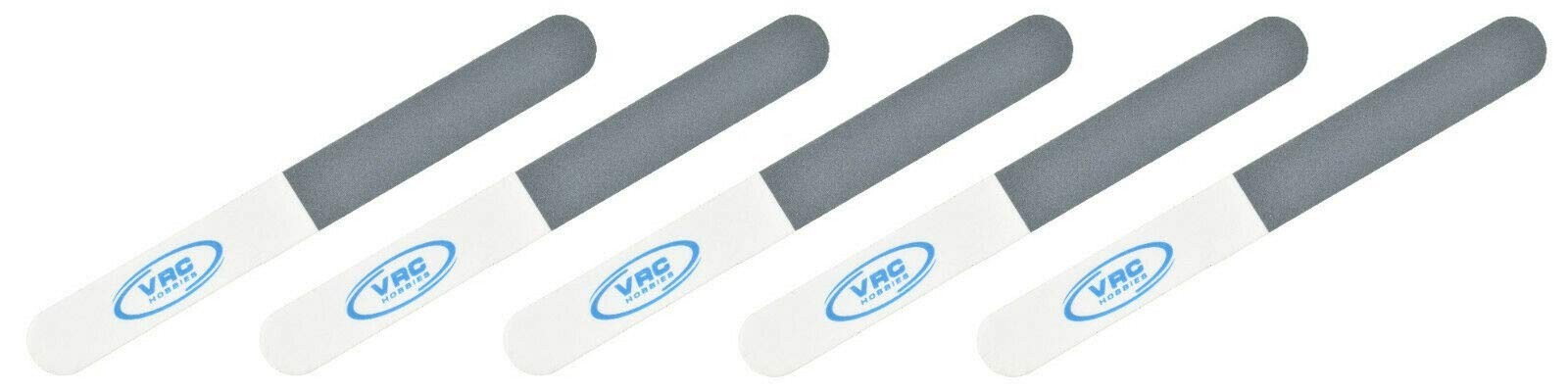 Tri-Grit Plastic Model Burr Remover Sanding Stick File - 5 Pack