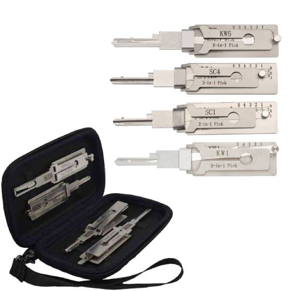 Li-Shi Residential Diagnostic Instrument Set of 4 KW1, KW5, SC1, SC4 w/Case