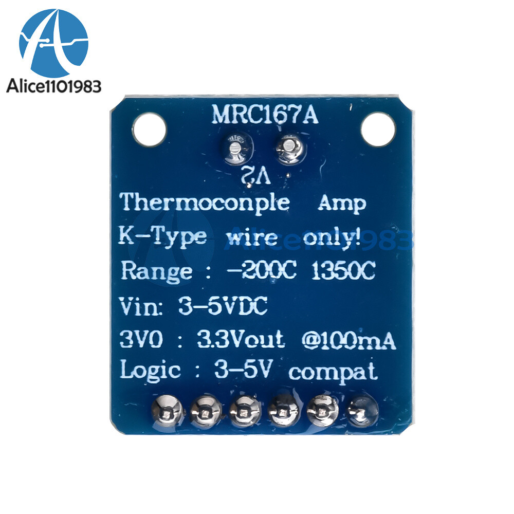 MAX31855 Thermocouple Temperature Sensor Module K-Type SPI Thermocouple Module