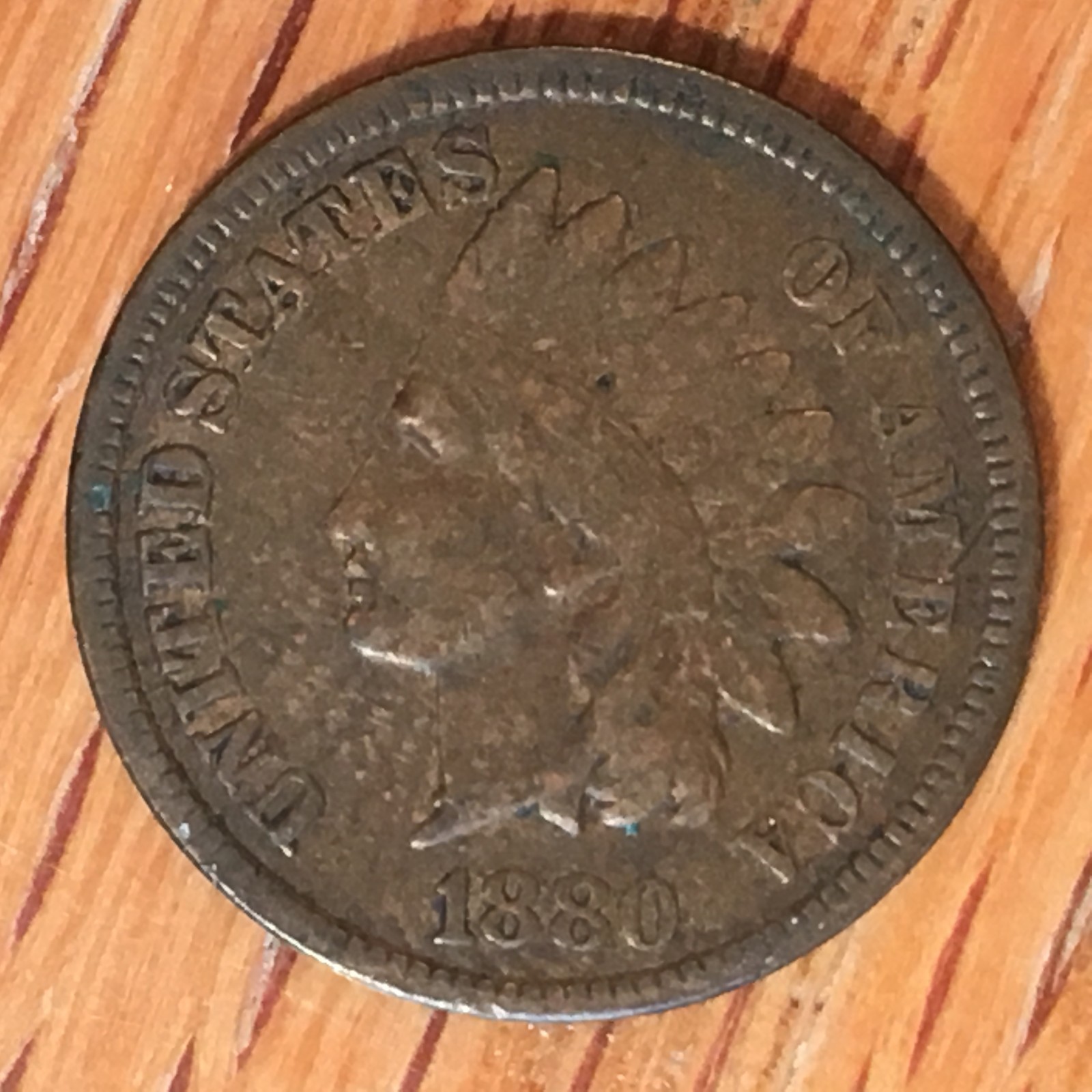 1880 Indian Cent - High Quality Scans #G017