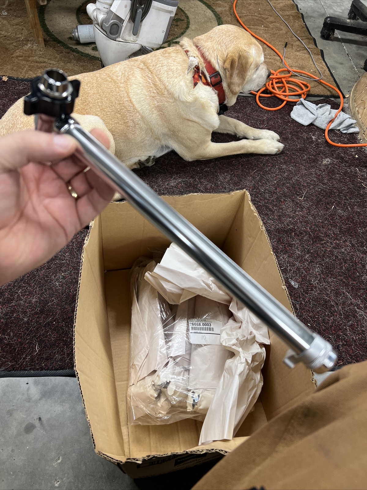BUNN Faucet Shank With 10Ga Plstcfct  Item #26688.003.  With Sight Glass