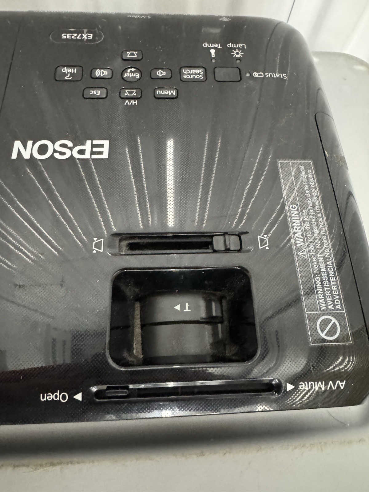 Epson LCD Projector EX7235 H654A Untested SKU:C
