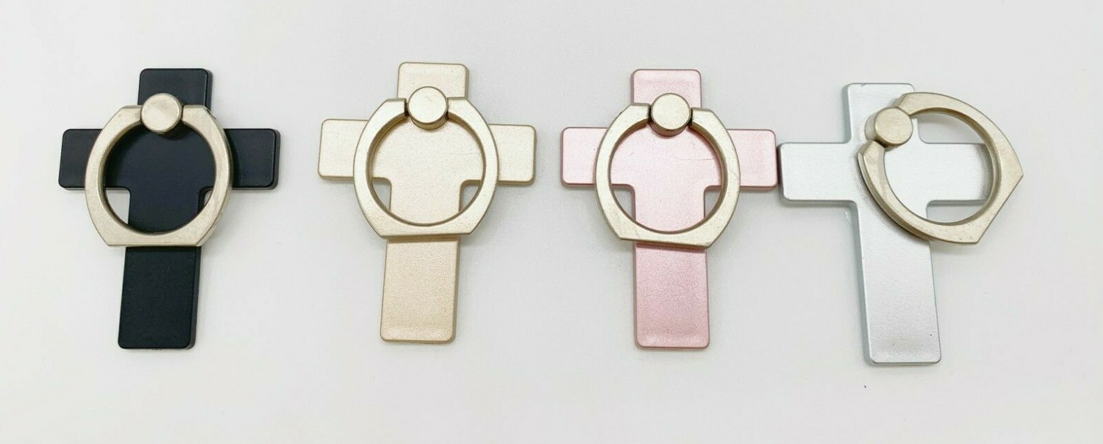 Universal 360 Rotation Finger Ring Stand Holder For Cell Phone Tablet - Cross