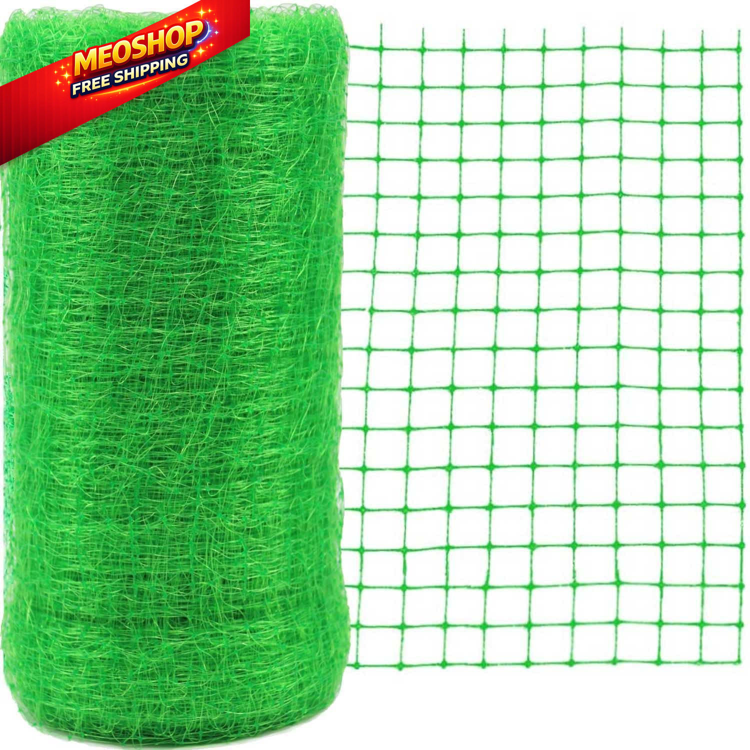 UWIOFF Garden Netting, 7 x 100 FT Bird Netting for 7x100 Feet, Green