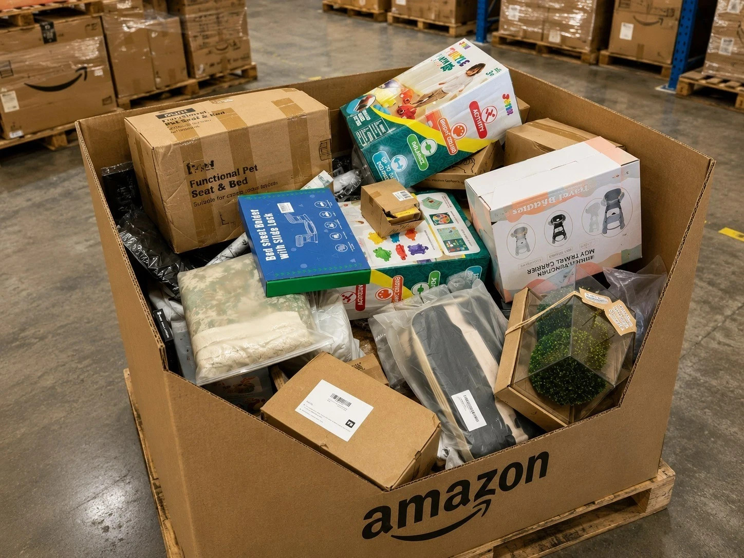 Amazon Overstock Discovery Kit– Household Finds & Small Electronics Assortment