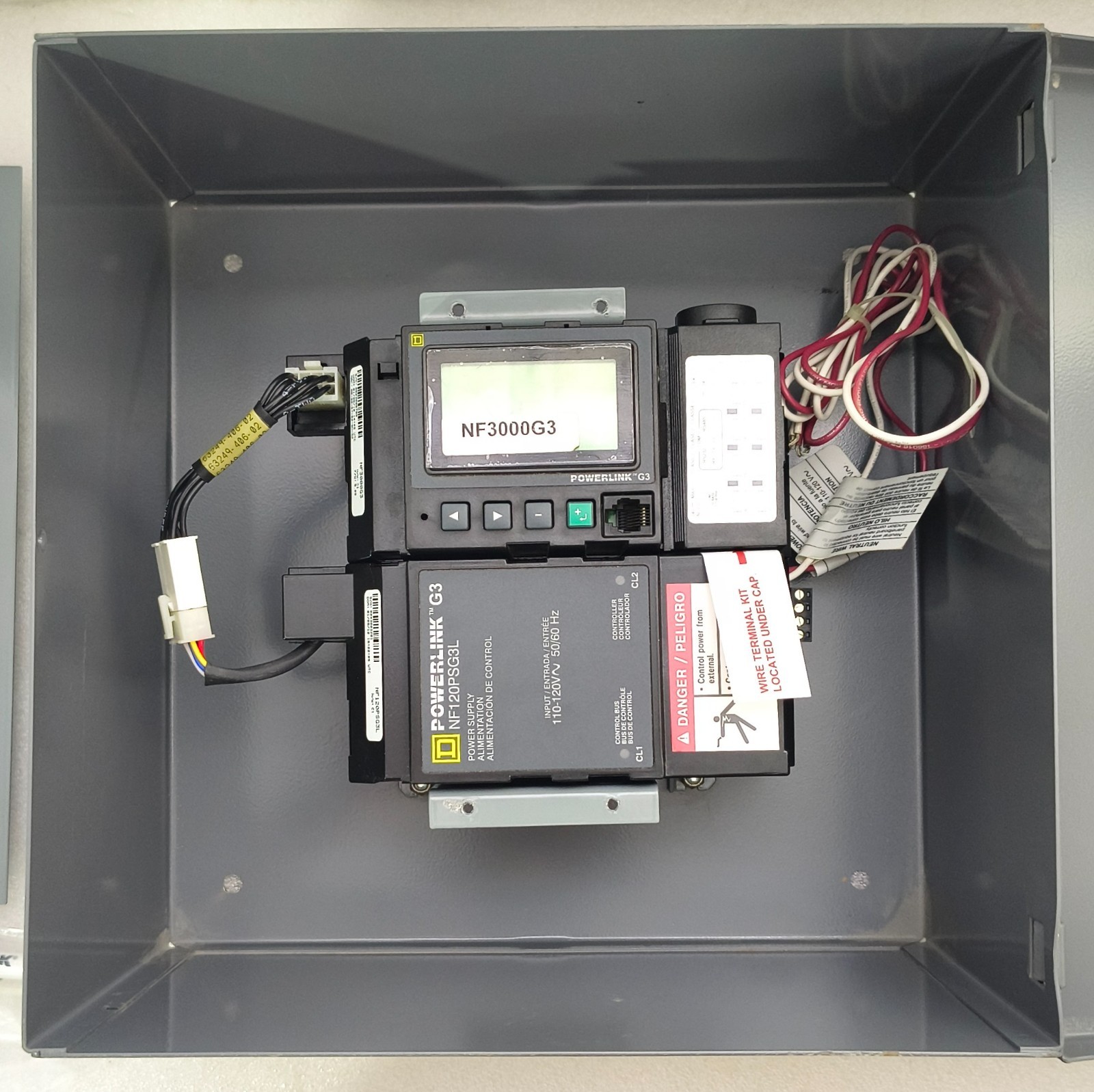 SQUARE D POWERLINK G3 NF3000G3 REMOTE MOUNT CONTROLLER 2000G3 120V