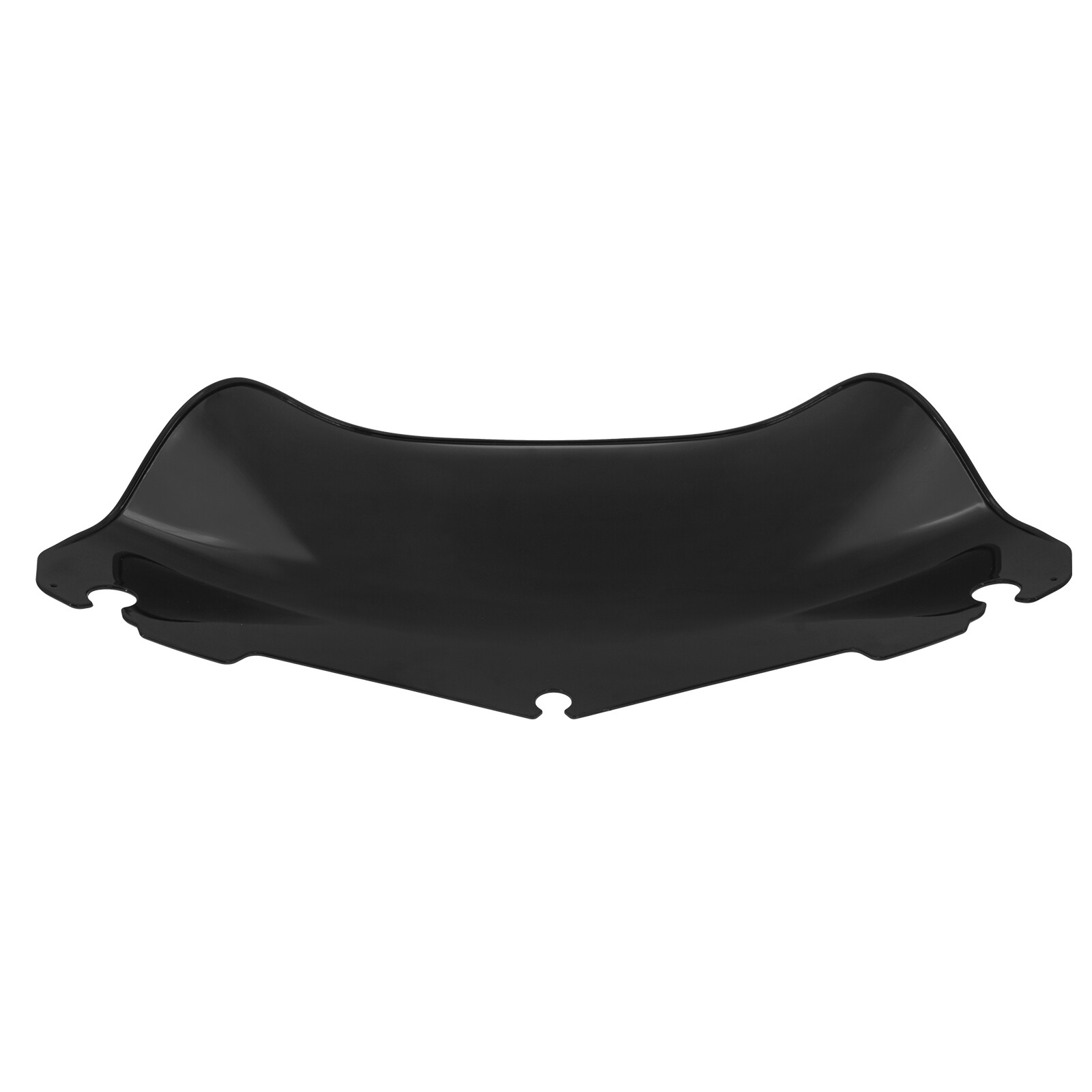 9" Black Wave Windshield Windscreen Fits For Harley Electra Tri Glide 2014-2023