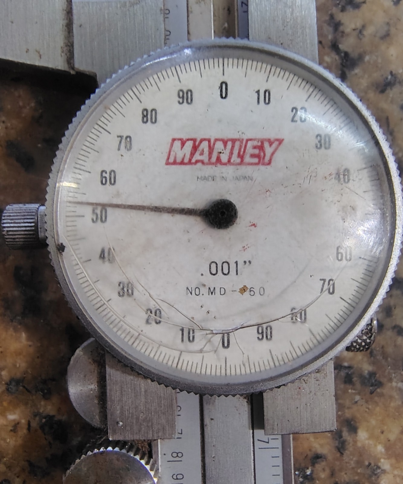 🗽VINTAGE MANLEY 6" DIAL CALIPER