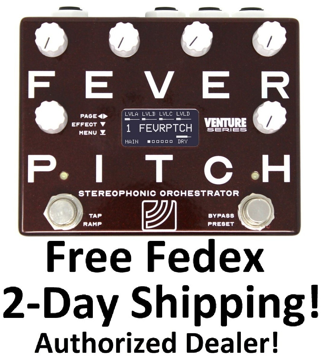New Alexander Fever Pitch Stereophonic Orchestrator Guitar Effects Pedal