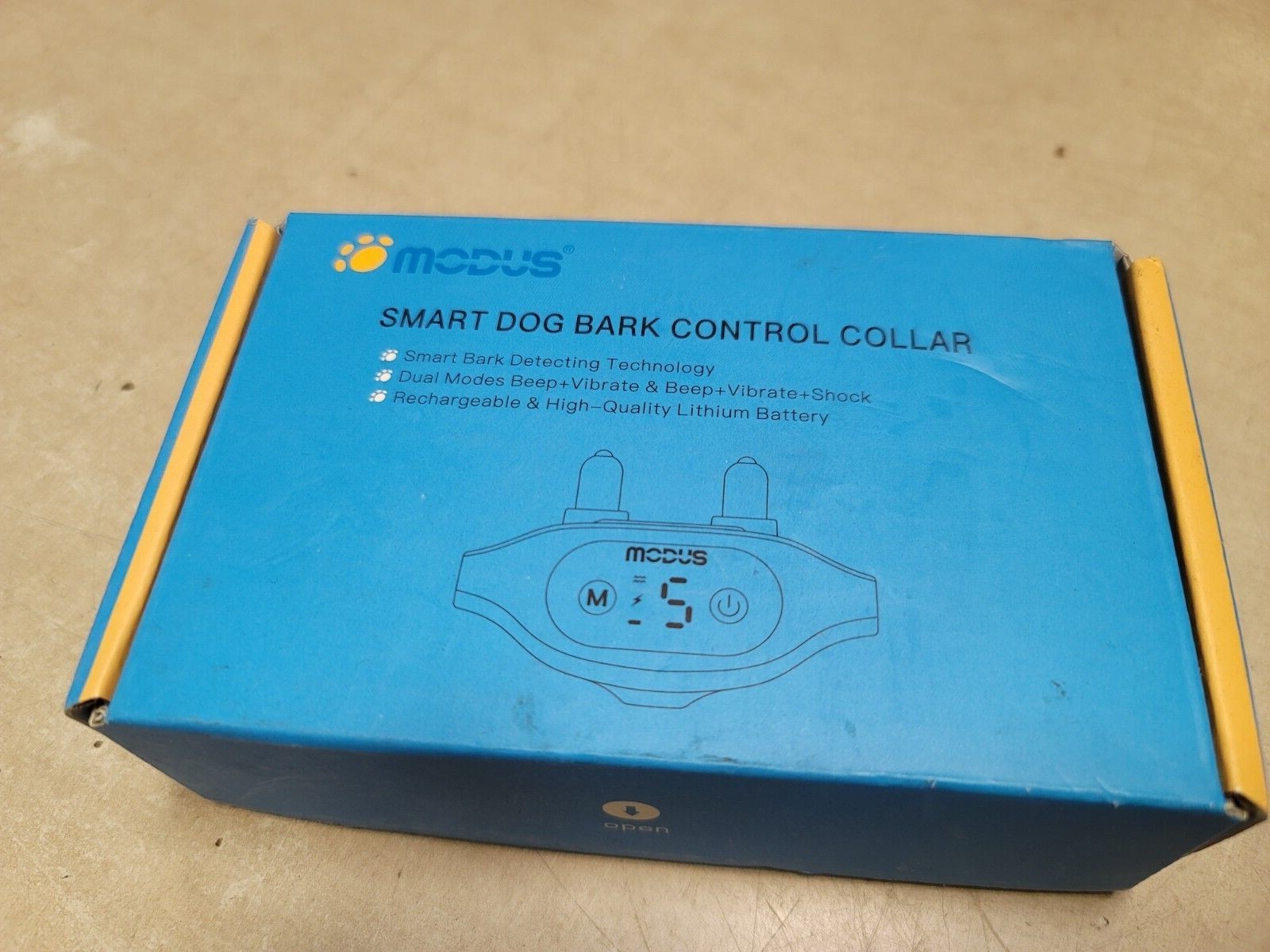 NEVER USED! Modus Smart Bark Detector Dog Bark Control Collar M-244