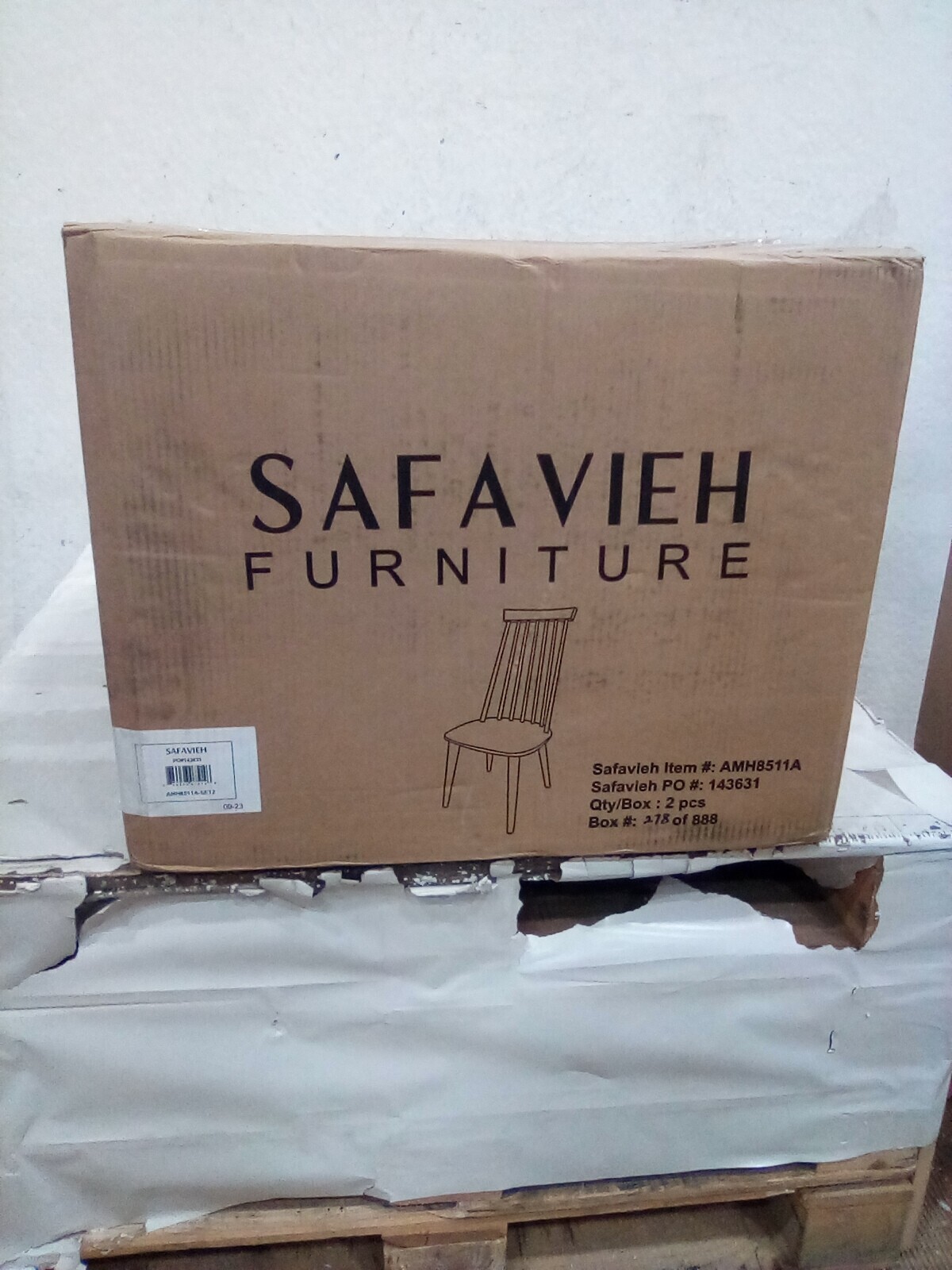 Safavieh BURRIS SIDE CHAIR, Reduced Price 2172729711 AMH8511A