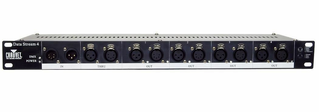 4 Chauvet DJ DATASTREAM 4 Data Stream 1-4 Universal DMX-512 Optical Splitters