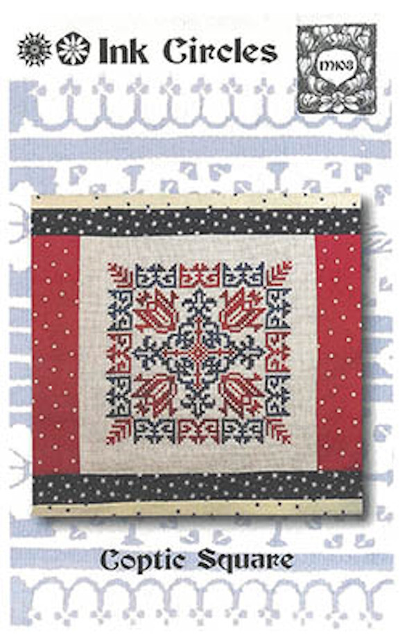 Coptic Square~Ink Circles