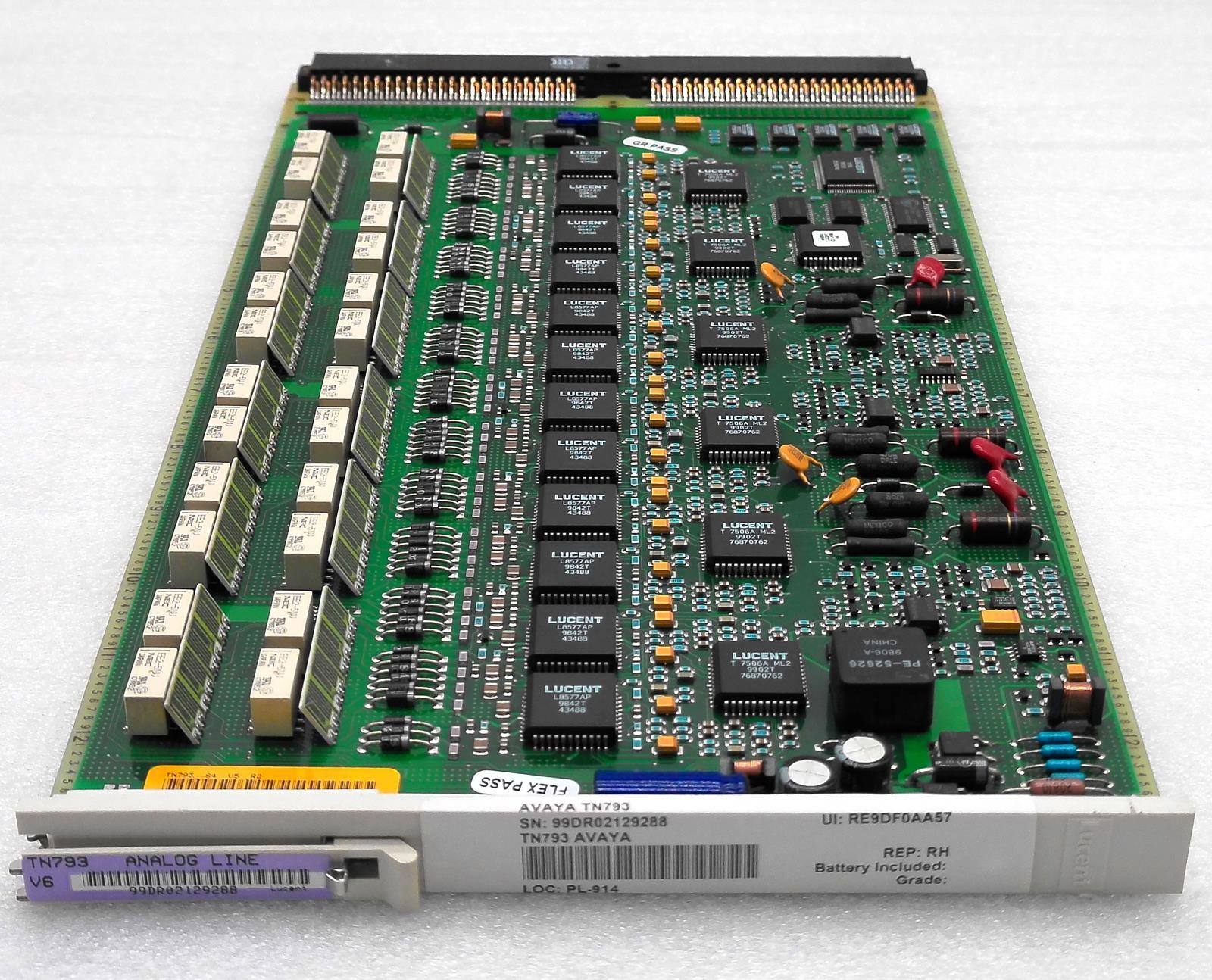 AVAYA TN793 ANALOG LINE V6 24-PORT CIRCUIT BOARD