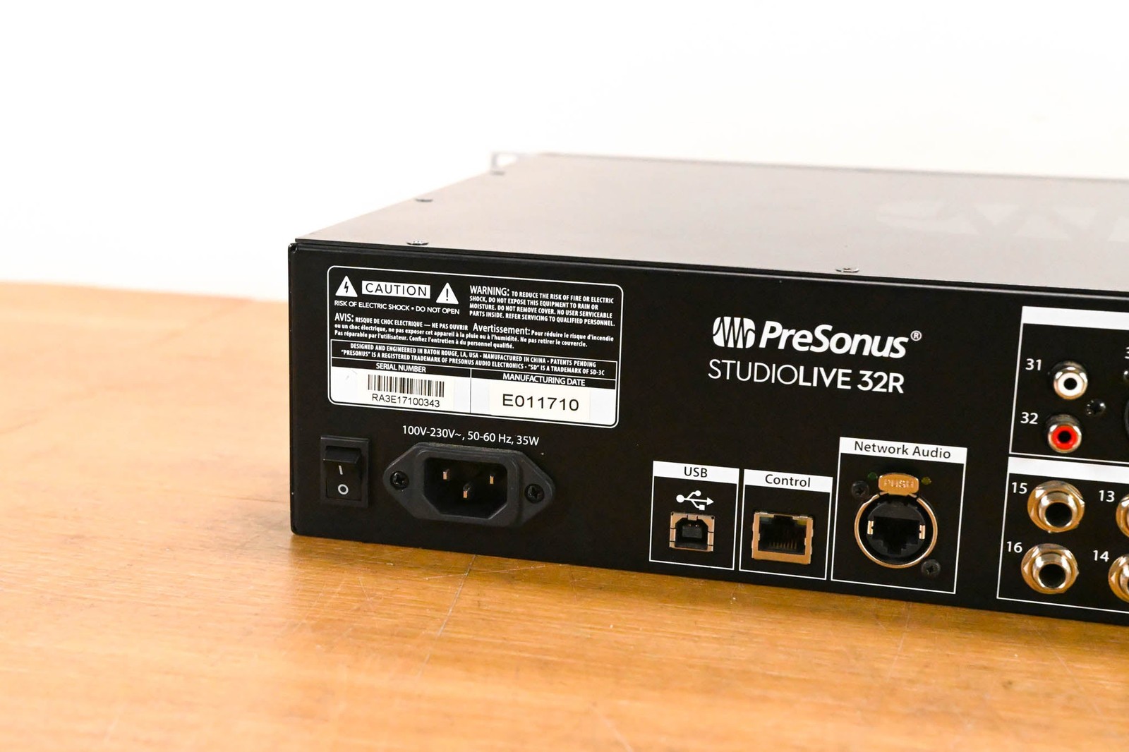 PreSonus StudioLive 32R 32-Channel Rackmount Digital Mixer CG01Z3X