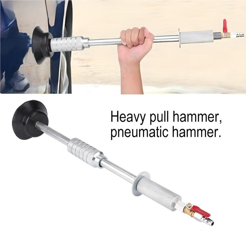 Air Pneumatic Suction Dent Puller Slide Hammer Pulling Car Body Repair Work Tool