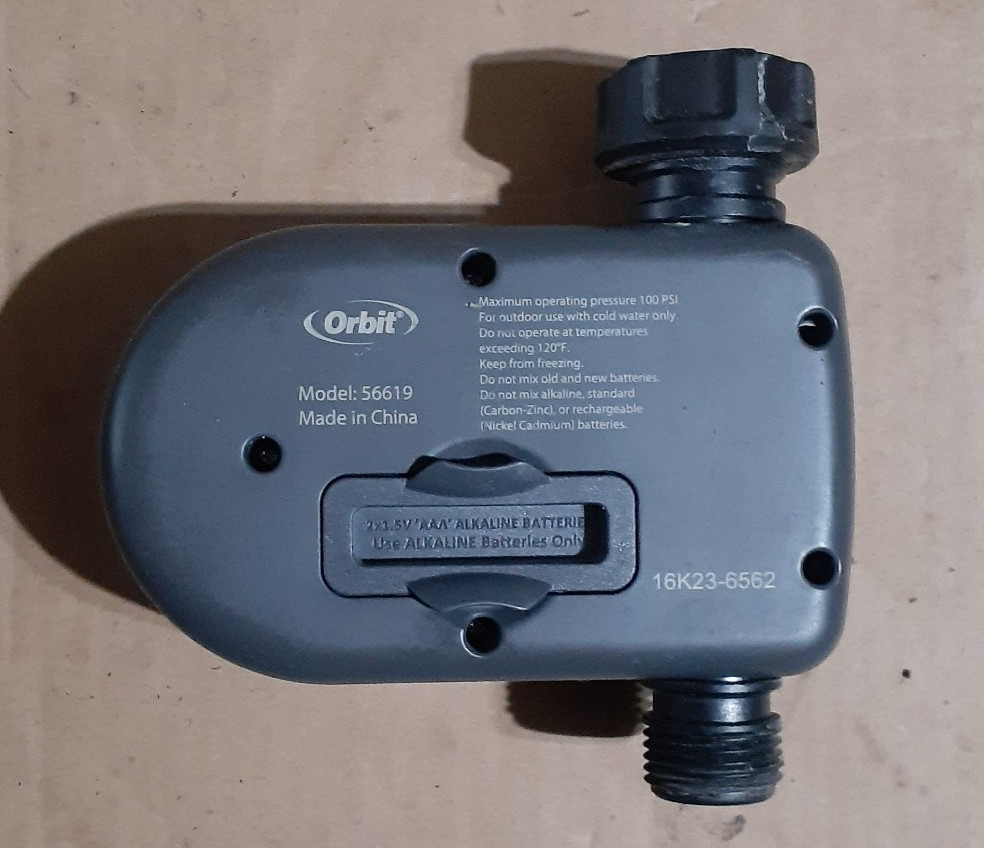 Orbit Model 56619 Electronic Programable Single Hose Garden Hose Watering Timer