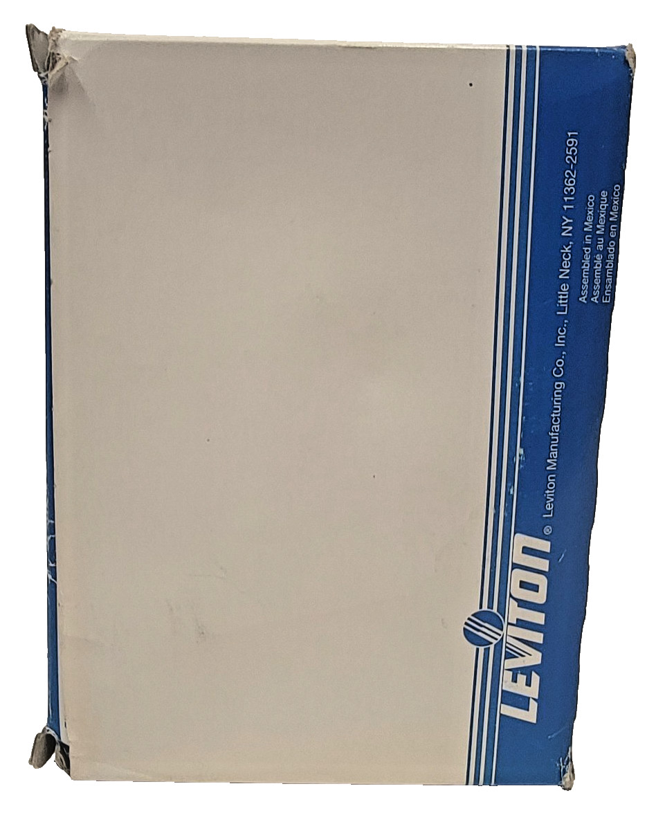 Leviton 55 (Lot of 10) Black Waterproof Sockets 660W 250V AC/CA