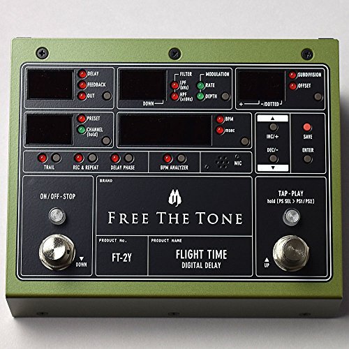 Free The Tone FT-2Y FLIGHT TIME DIGITAL DELAY guitar effector